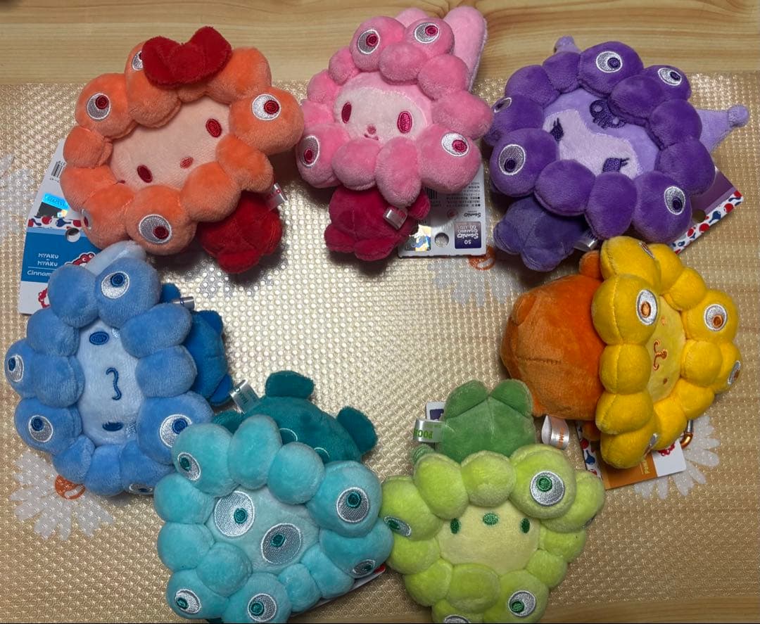 推しカラー　ミャクミャク　サンリオ 15点フルセット　まとめ売り