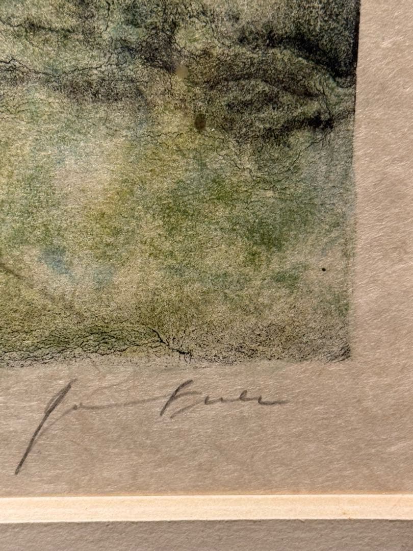 ベルナールガントナー風景画　　lithograph Paris