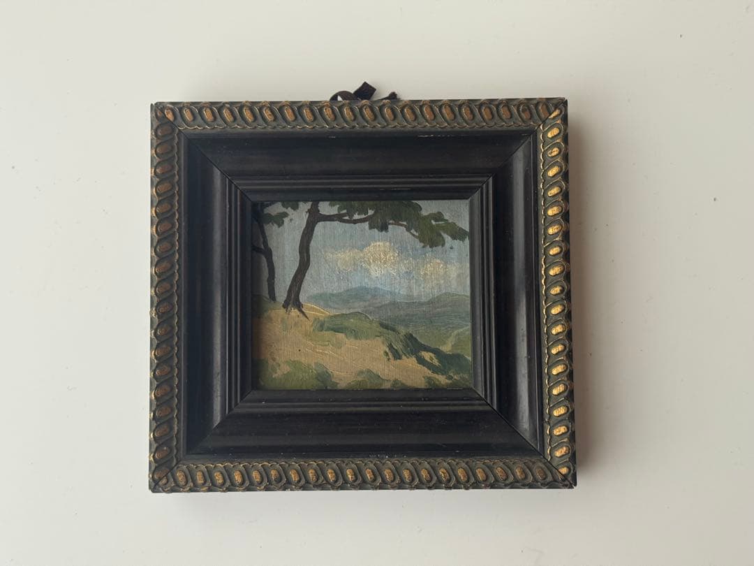 風景画 油彩画 油絵 額縁 壁掛け