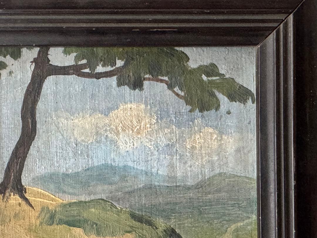 風景画 油彩画 油絵 額縁 壁掛け