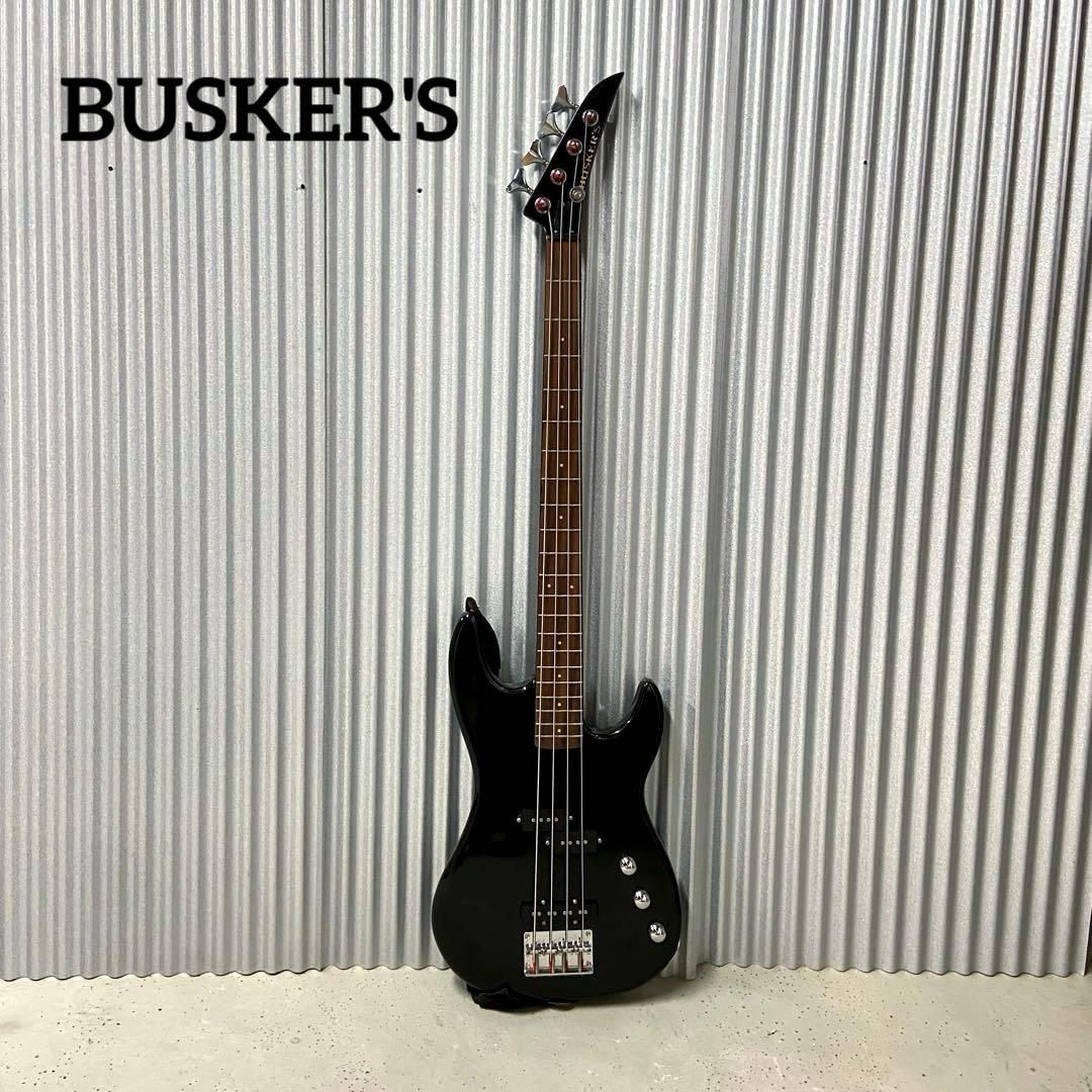 美品⭐️BUSKER'S　エレキベース　ブラック 【5318】