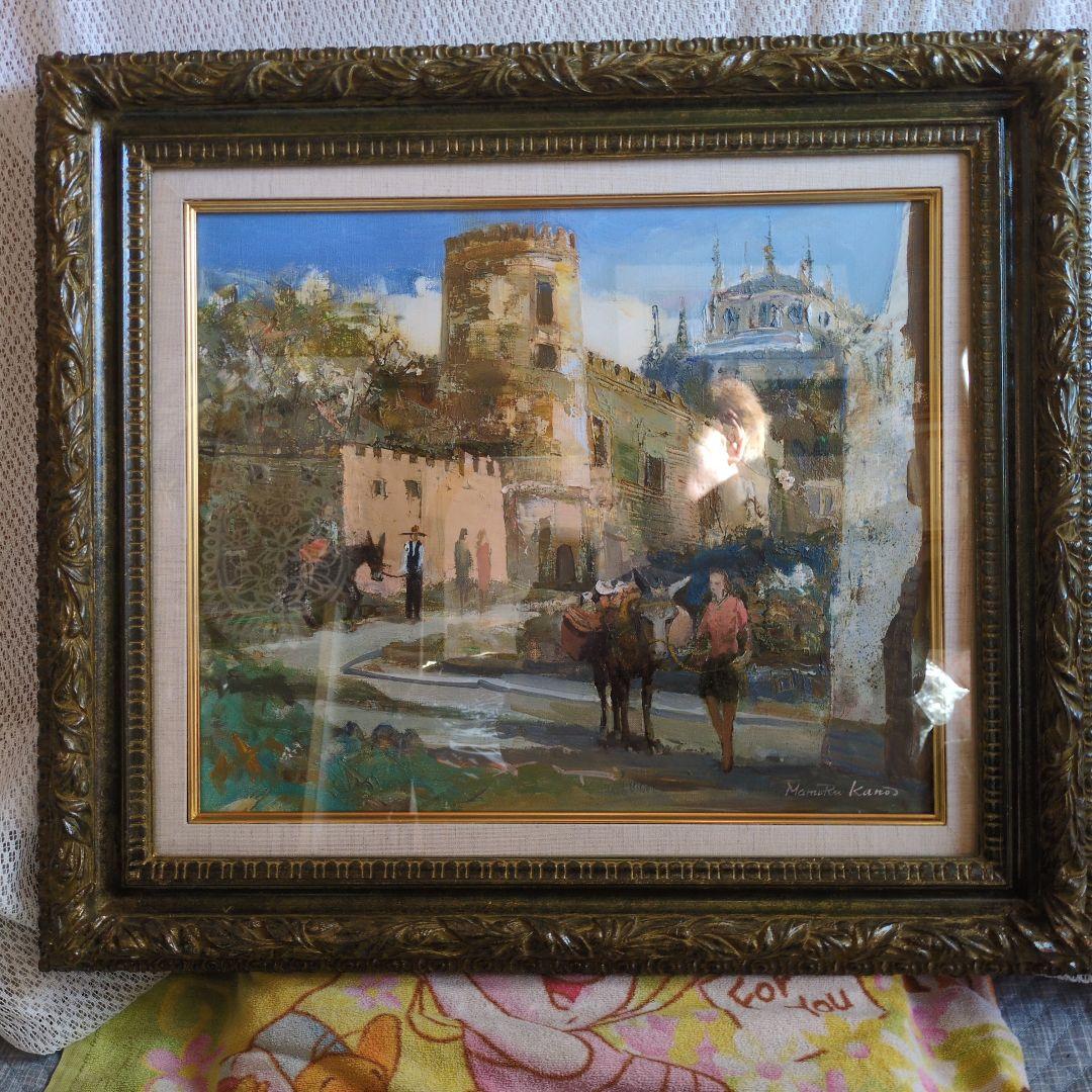 (コメントで20%OFF)　狩野守　厚塗り　油絵