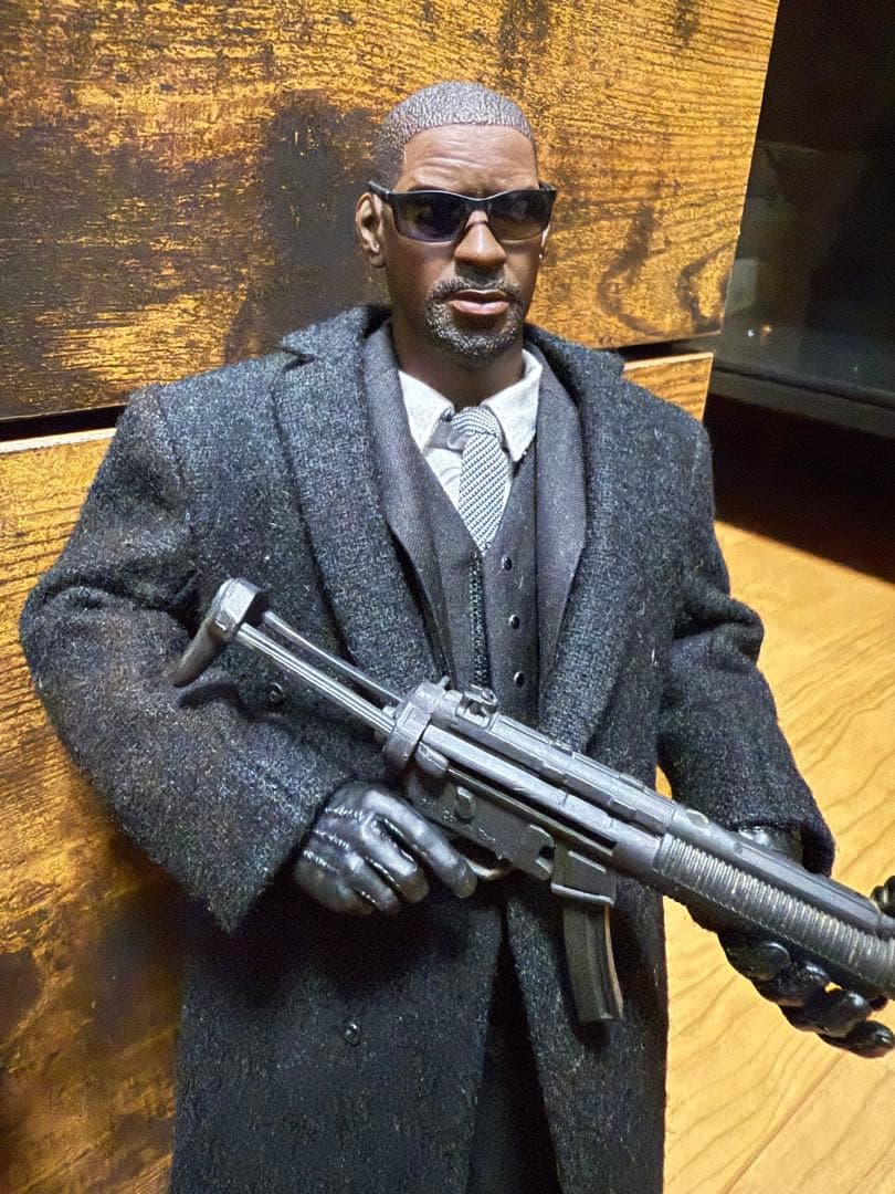 激レア ホットトイズ 系 1/6 デンセル•ワシントン 似 ギャング 美品