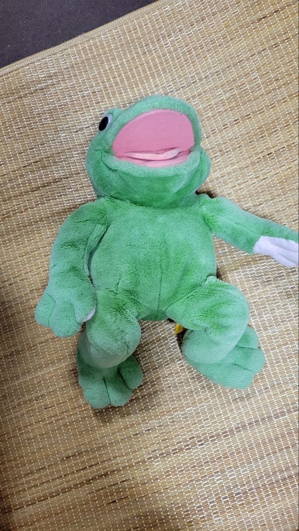 プレイトーキン カエル ぬいぐるみ ビッグサイズ パペット ヴィンテージ 希少品