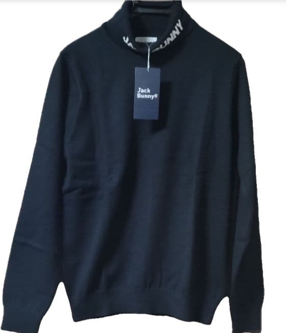 新品タグ付き✩JACK BUNNY タートルネックニット　サイズ5　ブラック
