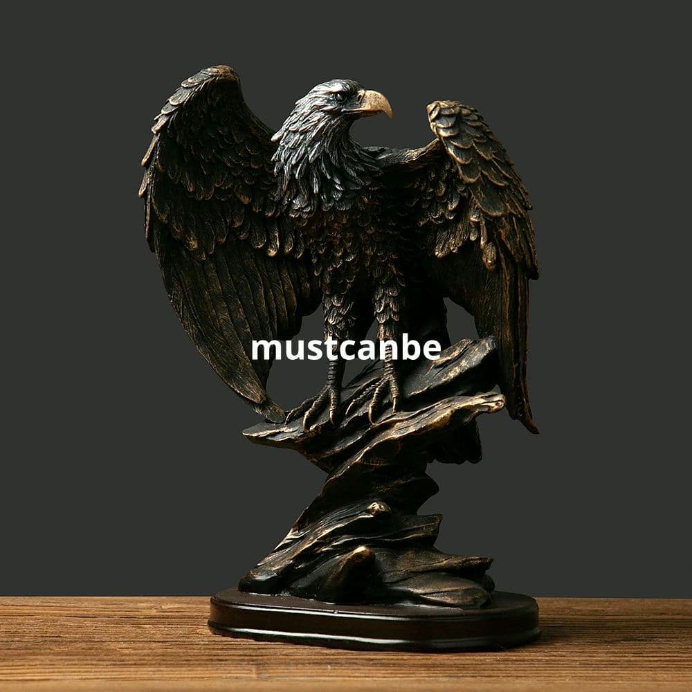 大鵬は羽を広げて鷹 客間 玄関 事務室 店舗 大展宏図 装飾品 工芸品 置物