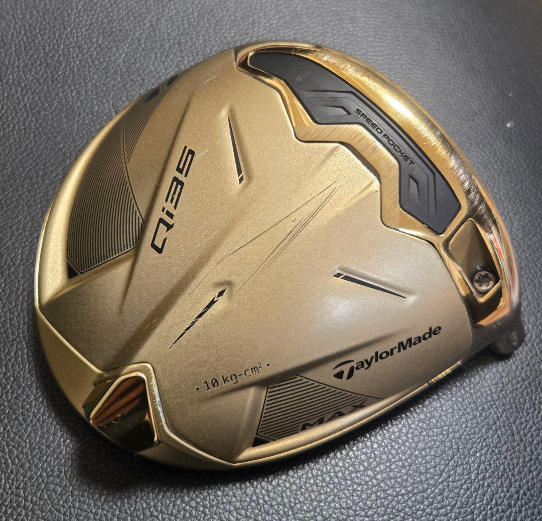 『希少』テーラーメイド Qi35 MAX ゴールド ドライバー 10.5°