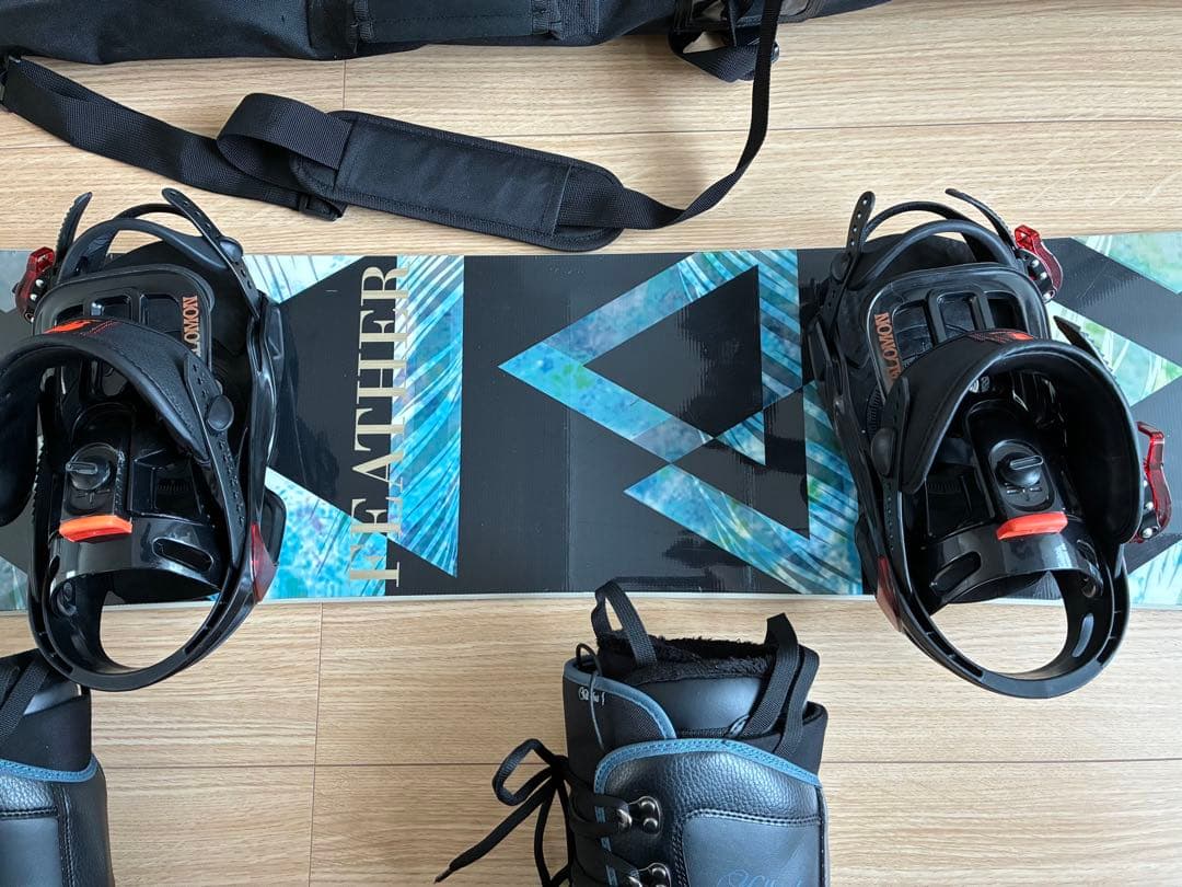 送料無料 yellowbus SALOMON スノーボード4点セット メンズ