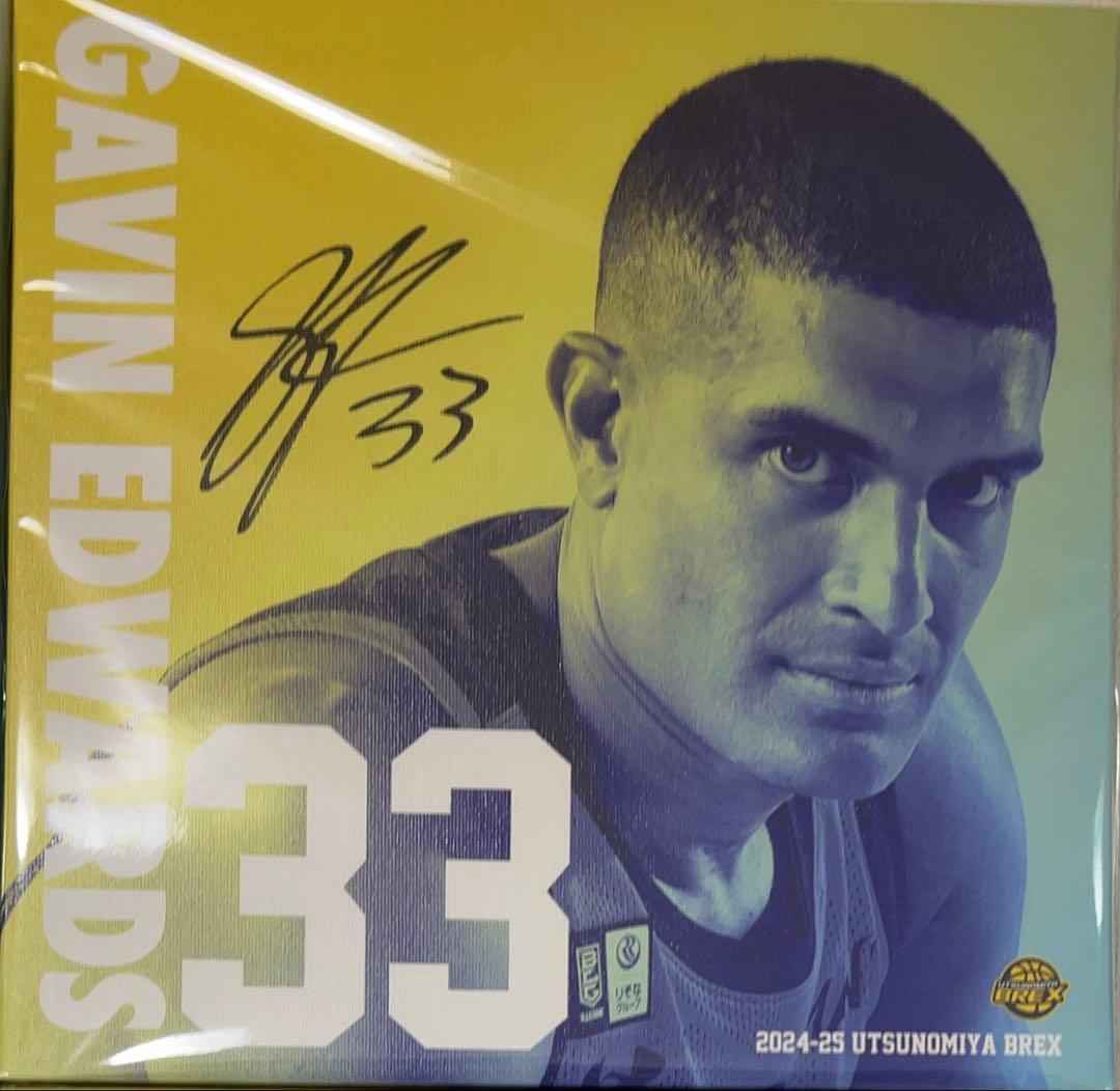 宇都宮ブレックス ギャビン・エドワーズ アートパネル