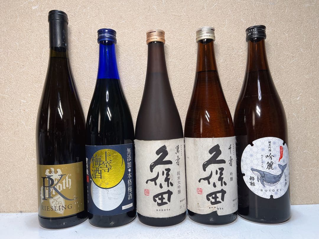 日本酒とその他のアルコール飲料5種類を厳選しました