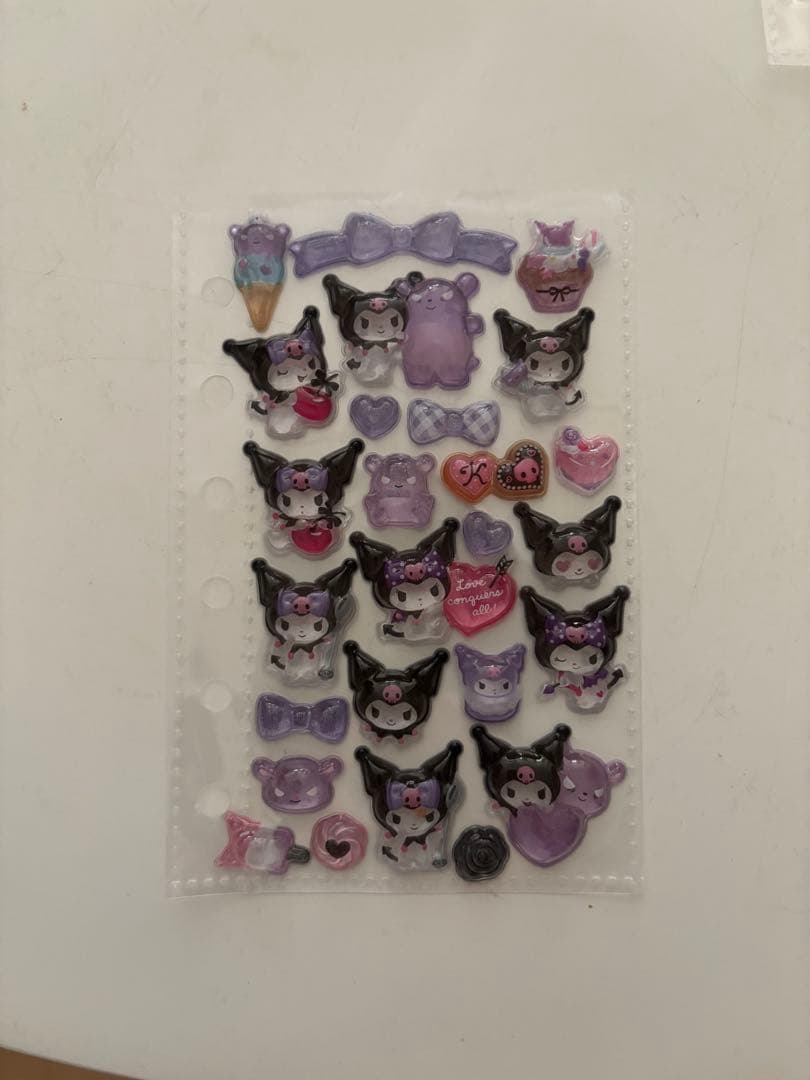 ボンボンドロップシール　うるちゅるシール　タイルシール　シール帳完成品