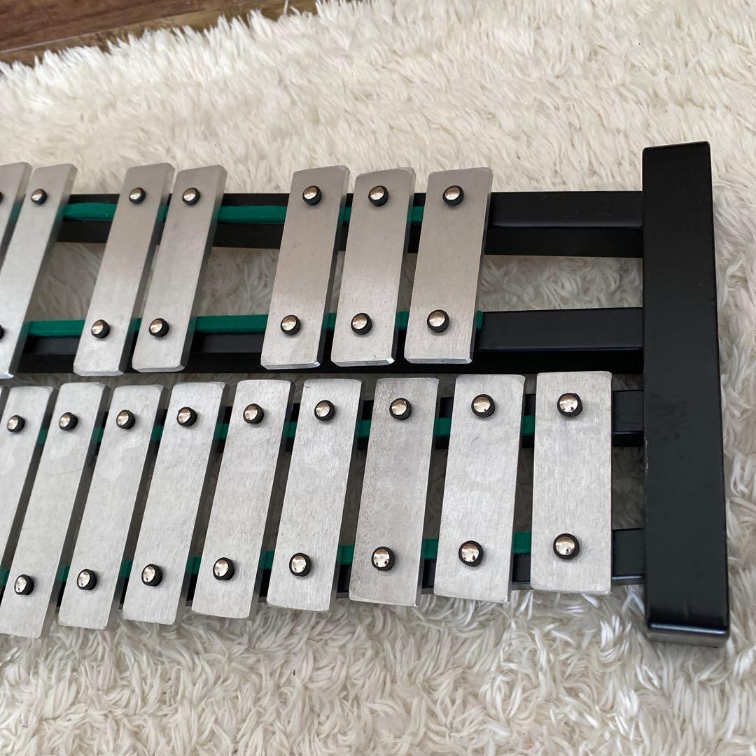 ②超希少！YAMAHAヤマハ　鉄琴　グロッケン TG-60 打楽器　ケース付き