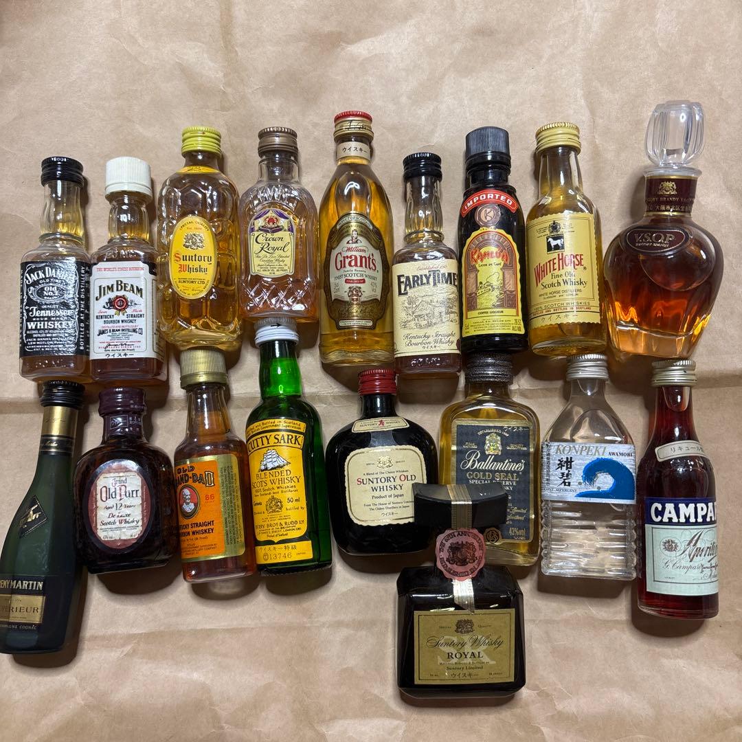 ミニチュアボトル　18本セット　年代物