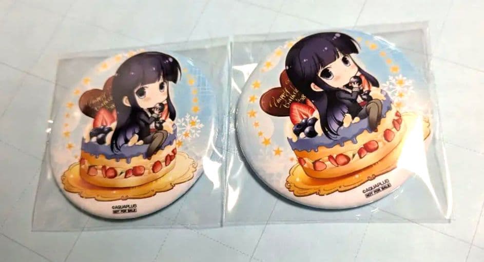 WHITE ALBUM2　コラボカフェ　冬馬かずさ　バースデー 缶バッジ　２個