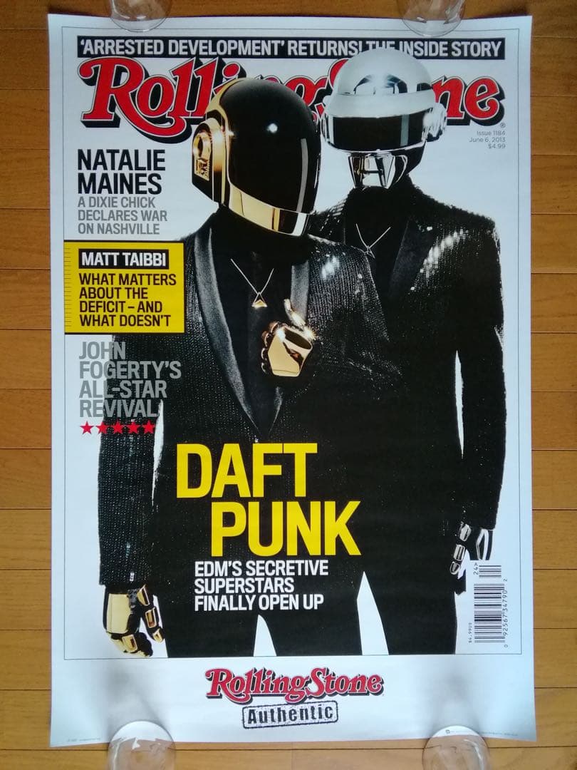 ダフトパンク DAFT PUNK　Rolling Stone 特大 ポスター