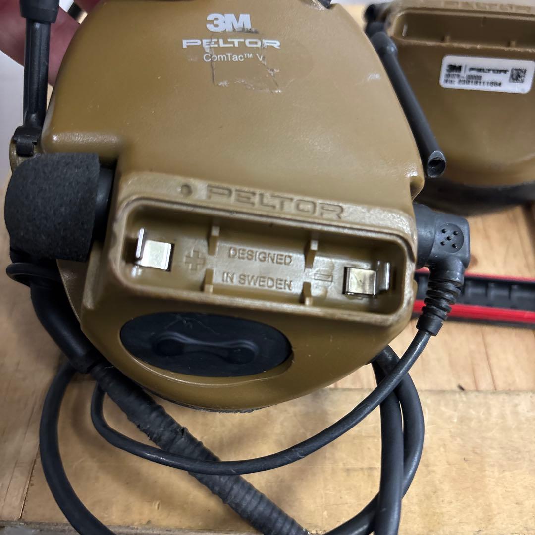 米軍　実物　3M PELTOR COMTAC V ヘッドセット　動作未確認