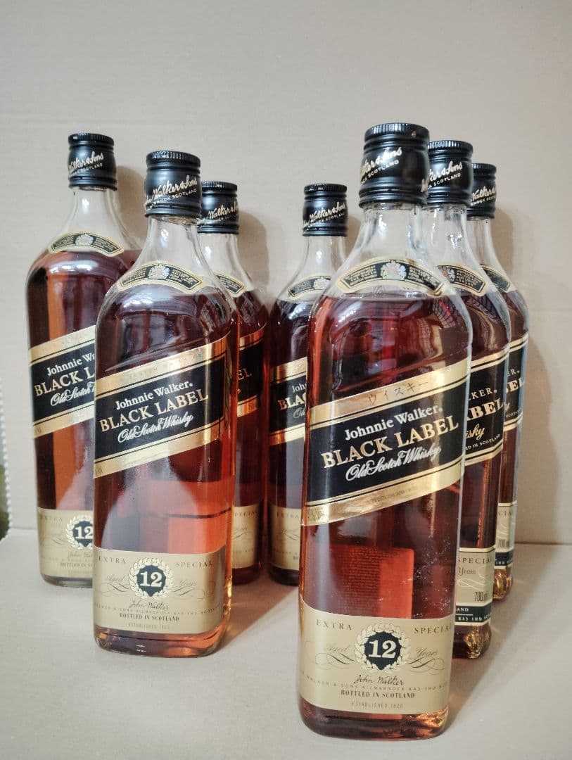 ジョニーウォーカー　Black Label 12年　７本