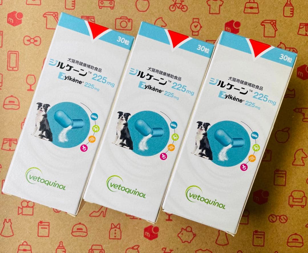 ジルケーン 225mg 30粒×3箱【賞味期限: 2026.10.03】