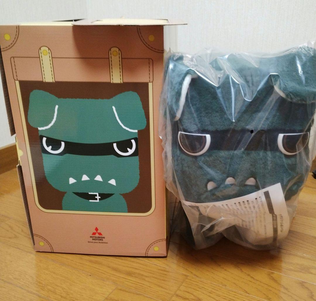 三菱デリカミニ　マスコット　デリ丸ぬいぐるみ 緑