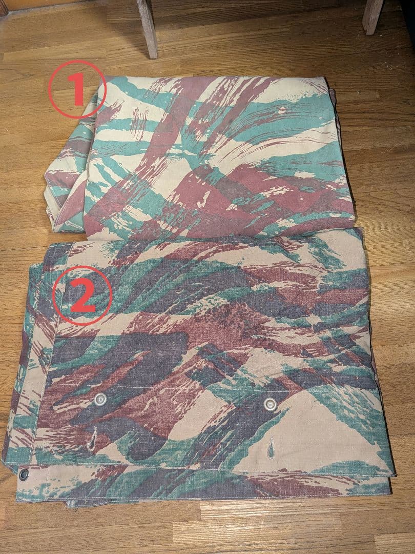 フランス軍パップテントリザードカモ