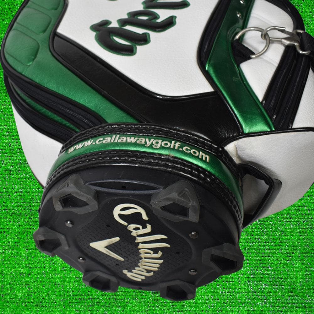 Callaway キャロウェイ ゴルフ エナメル３点式キャディバッグ 中古！