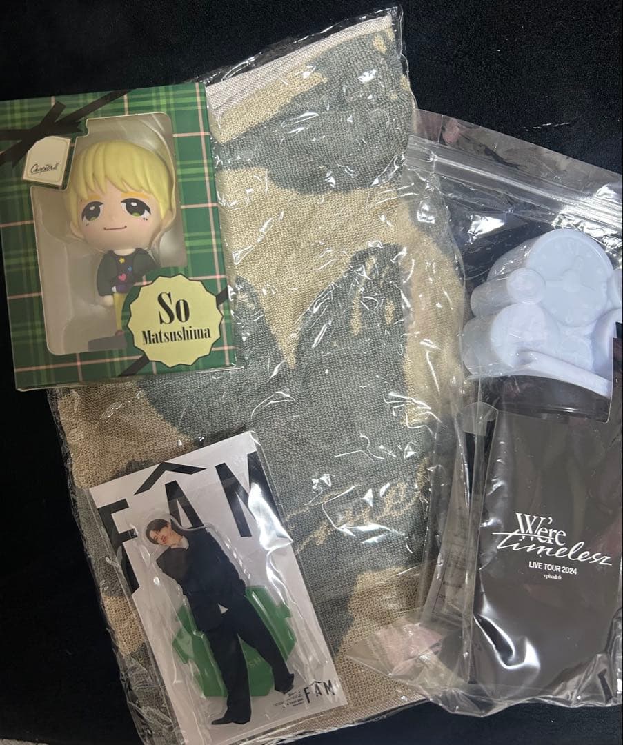 松島聡セット フィギュア アクスタ タオル ペンライト