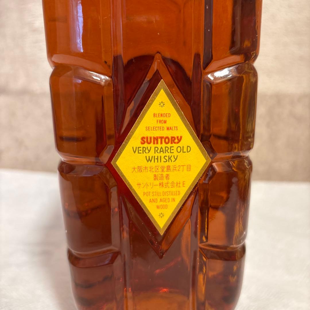 未開封希少❗️古酒1970年代　堂島浜表記 サントリー角ウイスキー 特級720ml