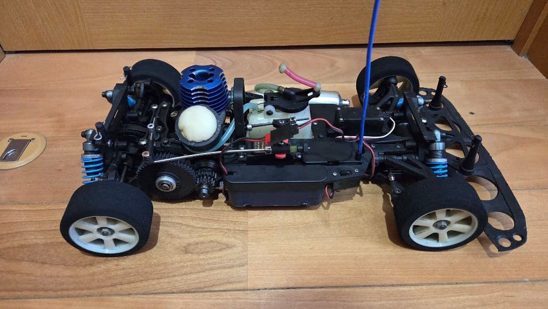 ラジコン エンジンカー 無限精機 MTX-2 中古 メカ付き