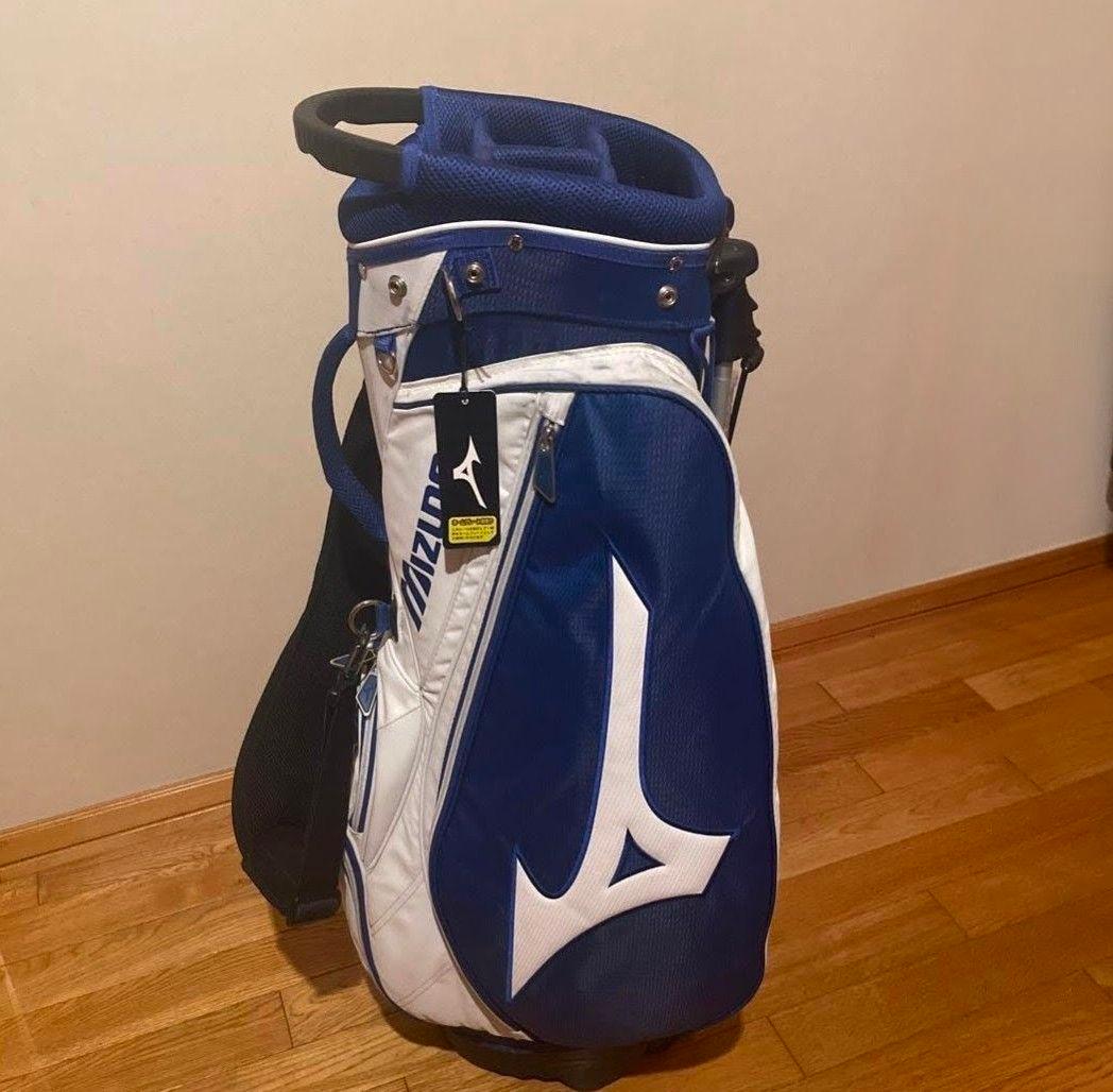 【希少カラー・スタンド式】Mizuno ゴルフ　キャディバッグ　中古
