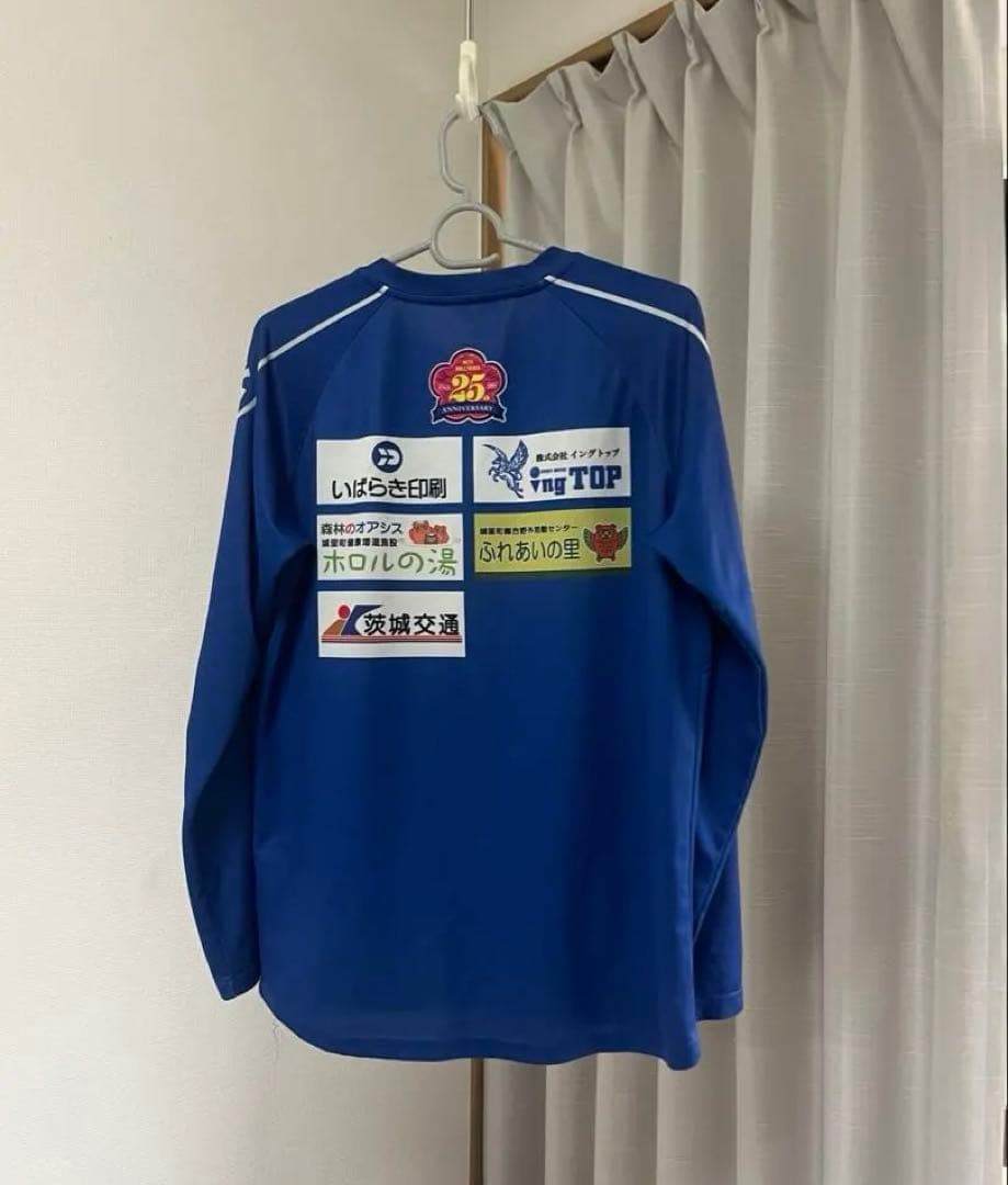 J2優勝❗️水戸ホーリーホック　ユニホーム　非売品　サッカー　限定　ブルー　長袖