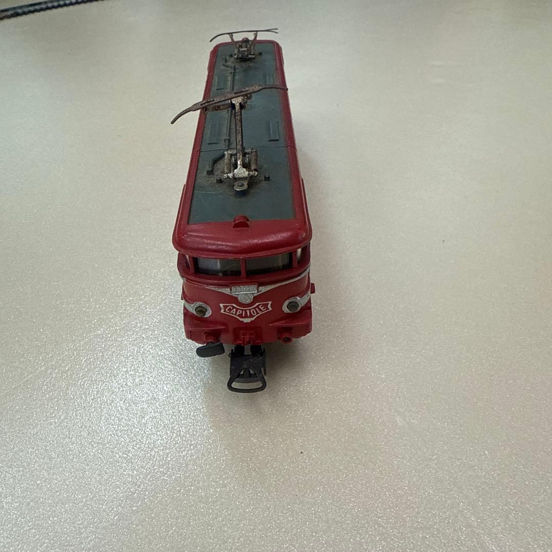 リマ製　赤い電気機関車 HOスケール パンタグラフ付き