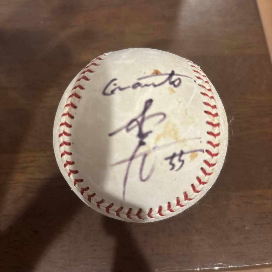 【希少】松井秀喜サインボール星稜高校