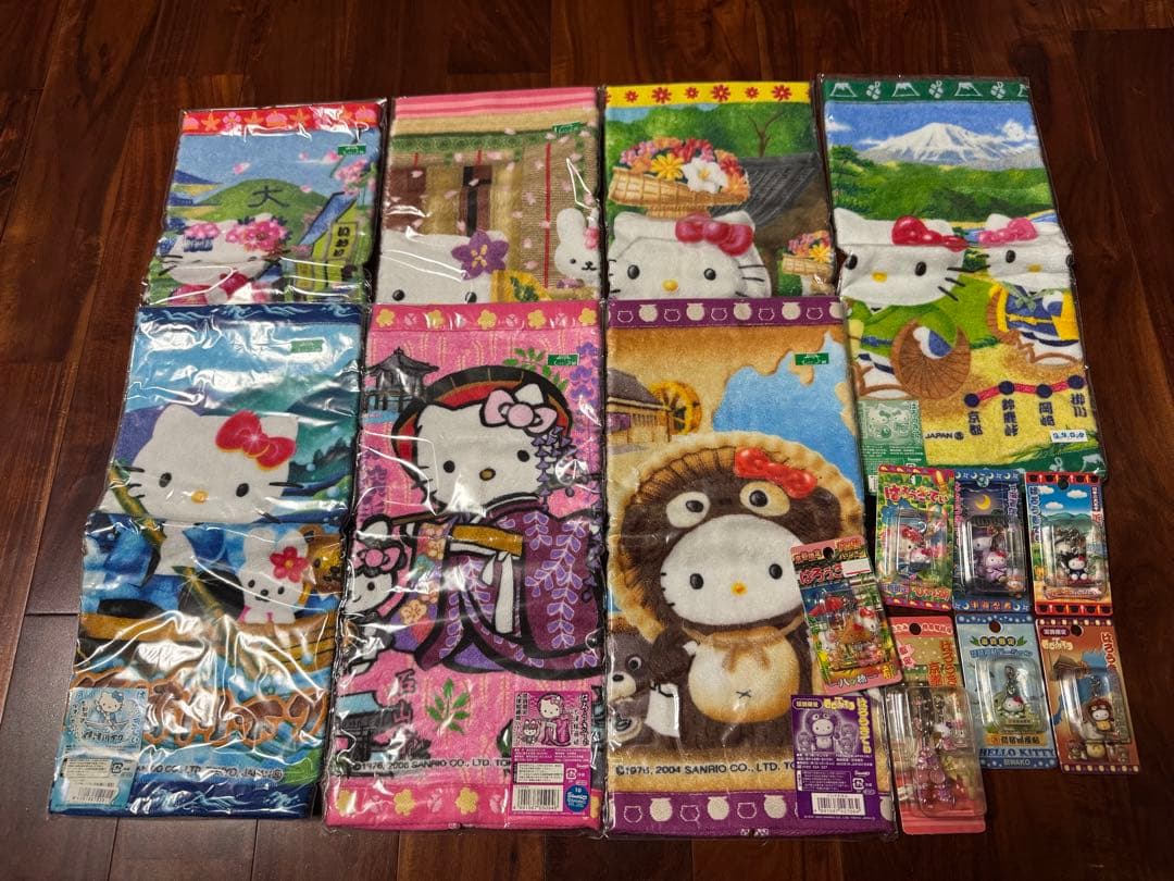 【新品未使用】ご当地キティ　京都＆滋賀セット　まとめ売り（バラ売り不可）