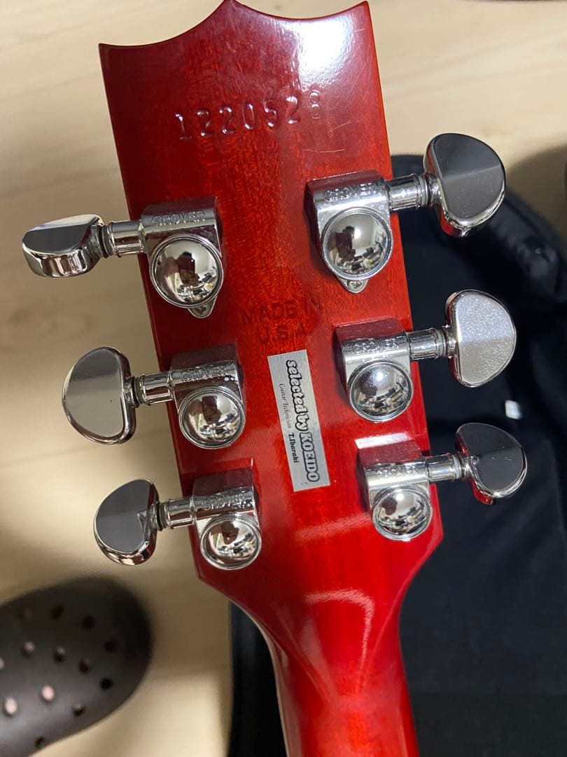 Heritage エレキギター オレンジ/レッド