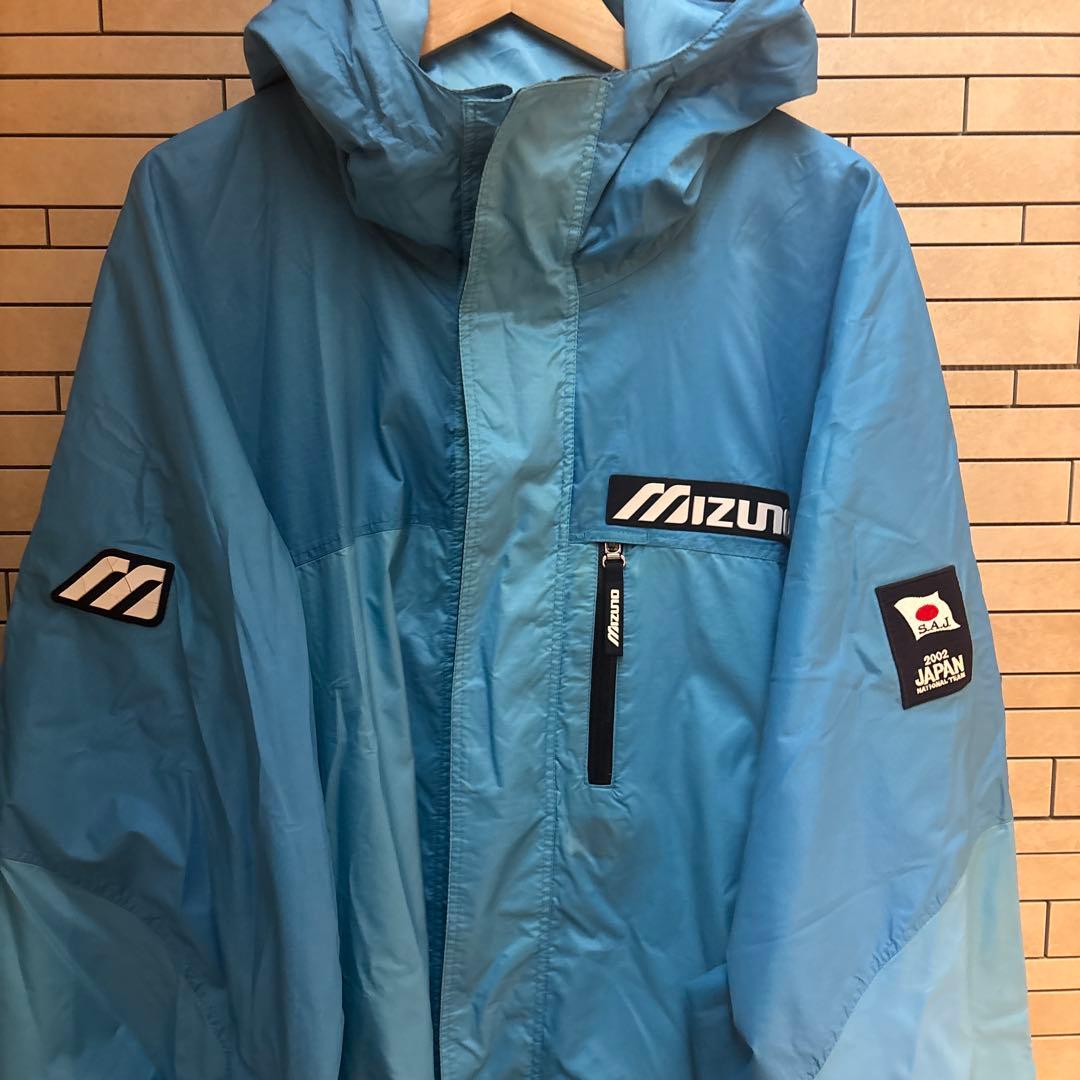 良品　ミズノ　ナショナルチーム　SAJ 非売品　ベンチコート　O（XL）