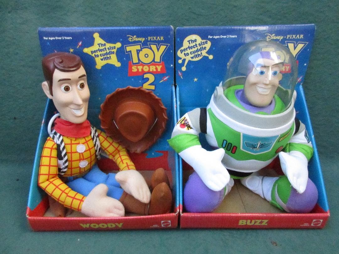 ★当時物トイストーリー2マテル社フィギュア/ぬいぐるみ2点セット