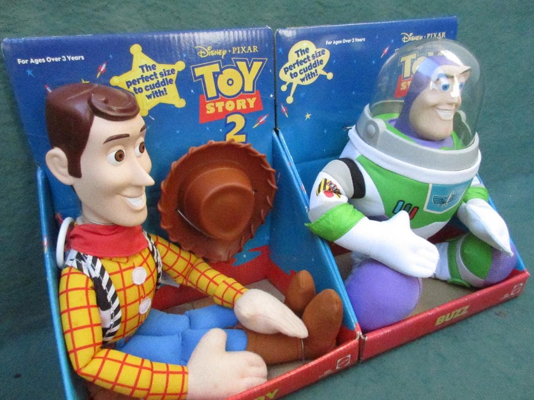★当時物トイストーリー2マテル社フィギュア/ぬいぐるみ2点セット