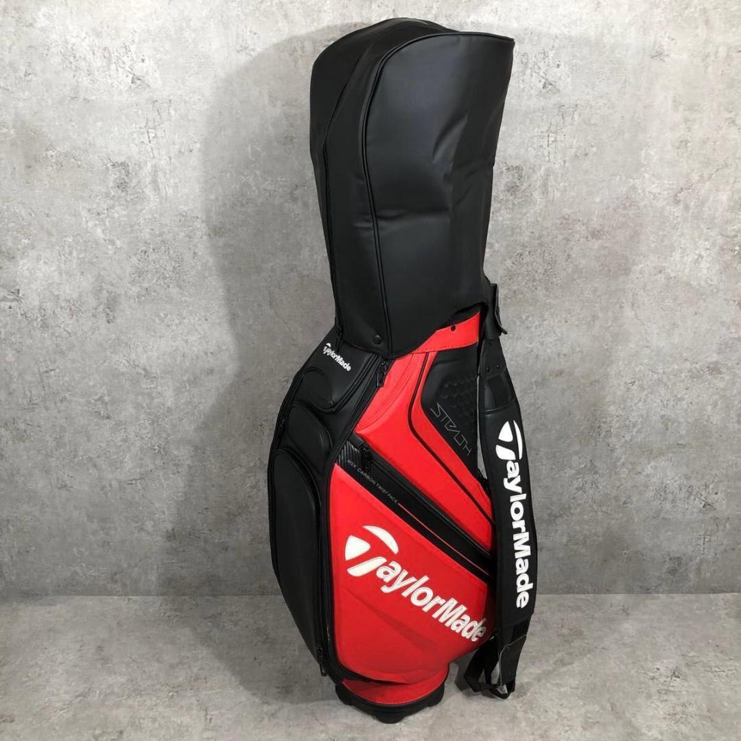 美品 TaylorMade テイラーメイド ステルス キャディバッグ レッド
