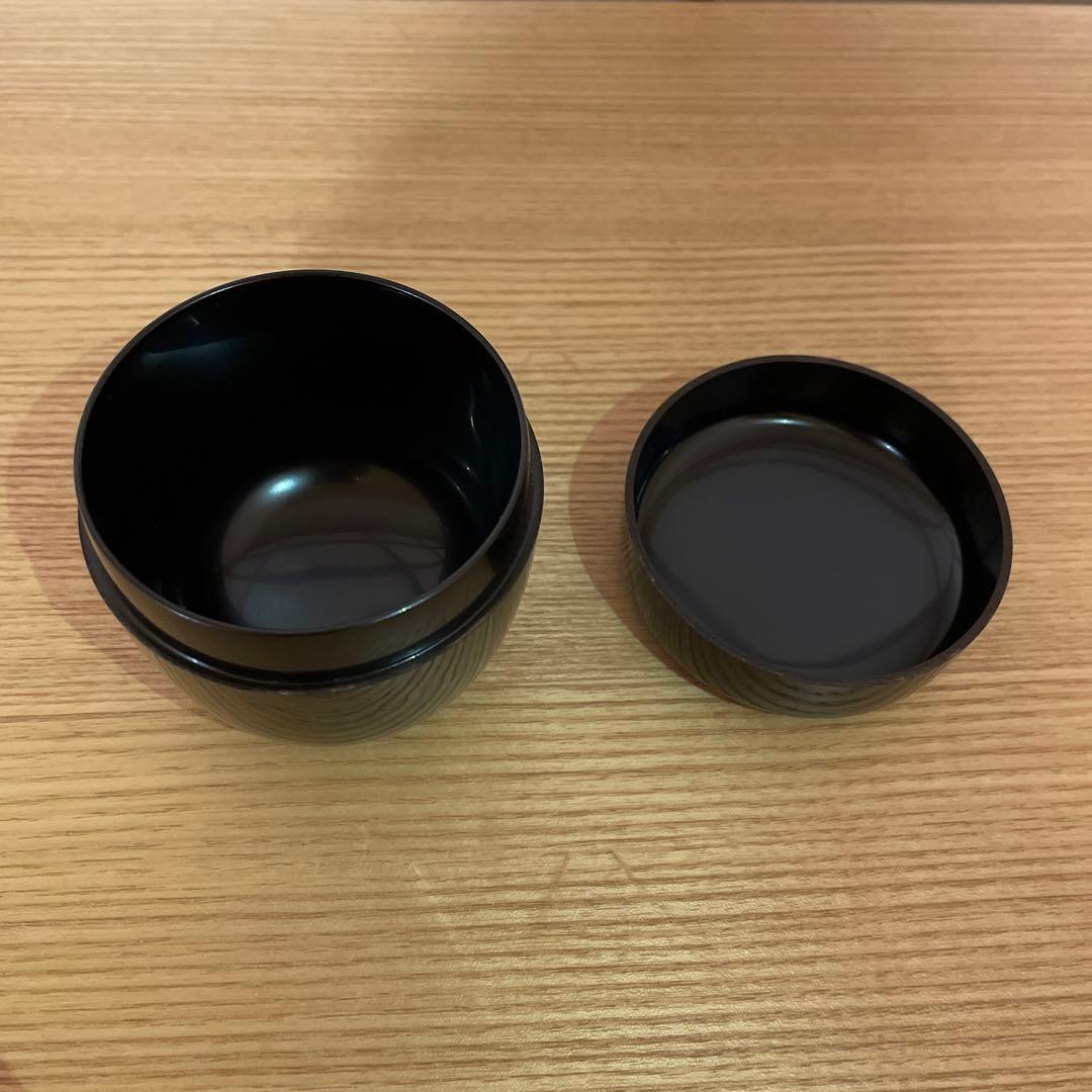 輪島塗　中棗　切合口　高橋秋峰作　木箱付き