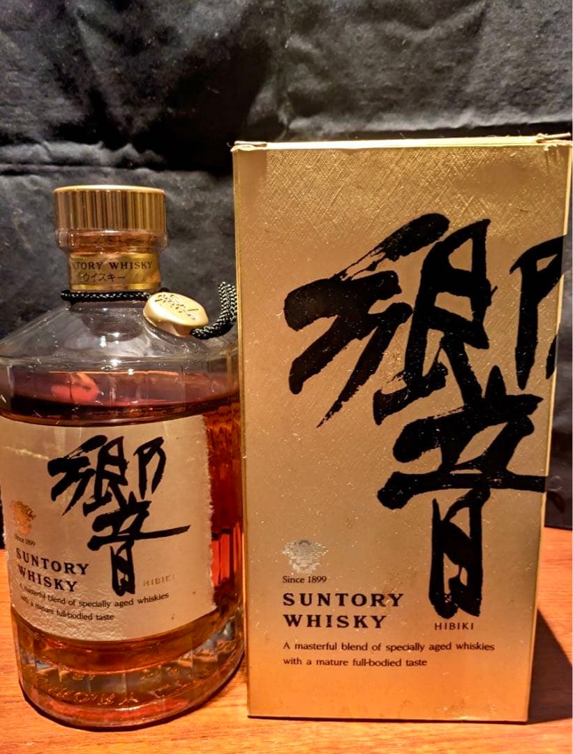 スノピ 未開封 サントリー響 旧ボトル 裏ゴールドラベル 金キャップ