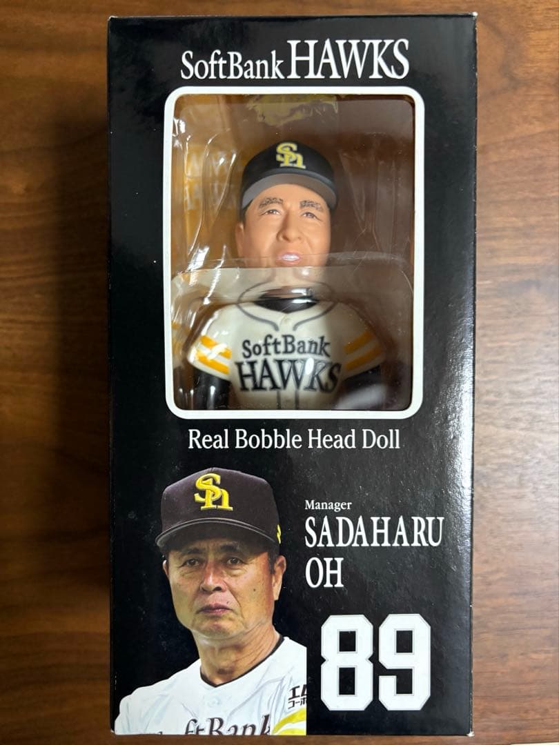 89 王貞治　ボブルヘッド　福岡ソフトバンクホークス