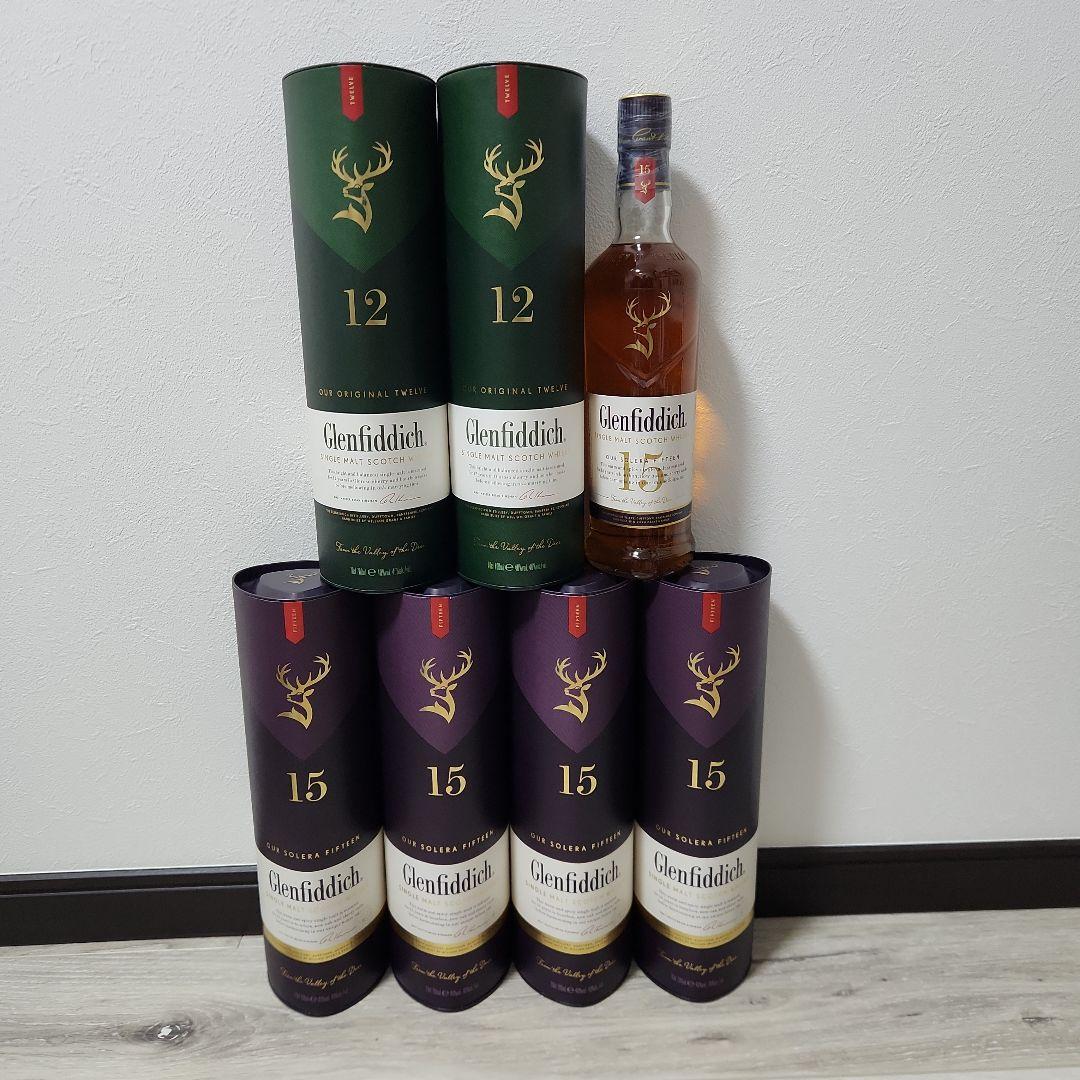 グレンフィディック 7本セット(15年×5本、12年×2本)