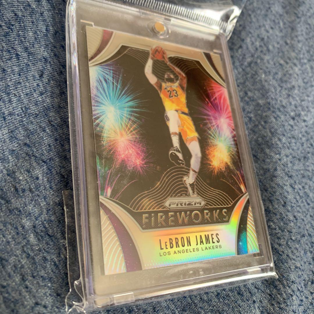 その他 Lebron James Prizm Silver Fireworks