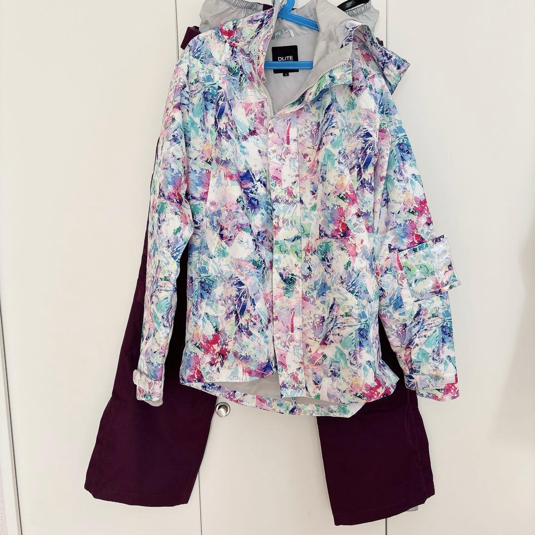 DLITE 上下セット マルチカラー スノーボード ジャケット パンツ