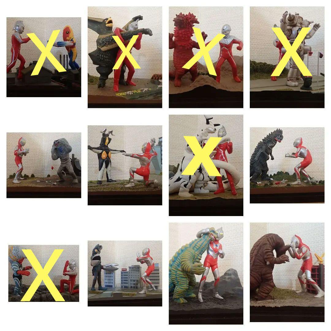ウルトラマン✖ウルトラ怪獣フィギュア　6セット