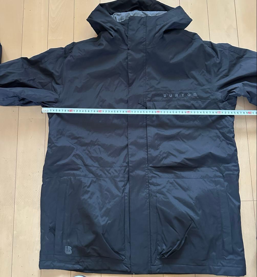 BURTON フード付きスノーボードウェア XLサイズ ブラック
