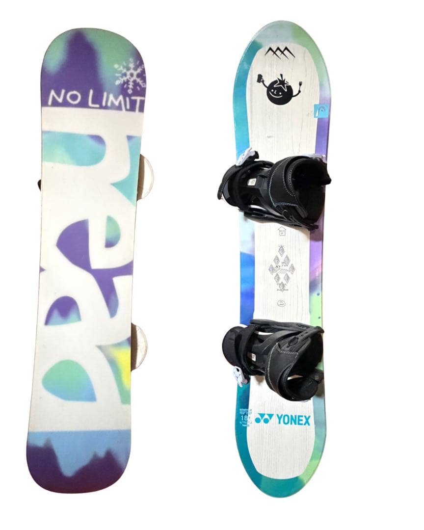 子ども用　17/18 HEAD 118cm スノーボード　バインディングセット