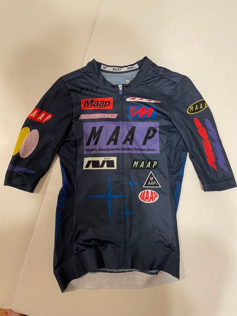  サイクルジャージ ネイビー　レディース XSサイズ