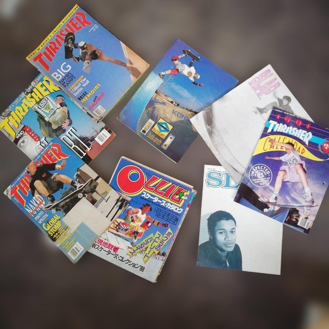 SLAP skateboard magazine THRASHER　Ollie
