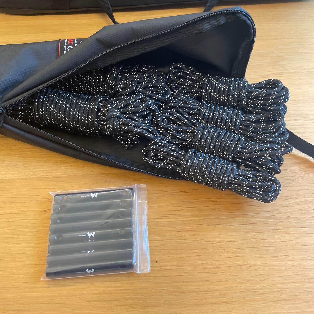 MacOne　マックワン　 マックアウトドア　Ｌ　ブラック　黒　タープ